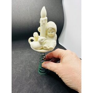 Snow babies Christmas Tree Topper Angel Baby Candle ‎ Spring